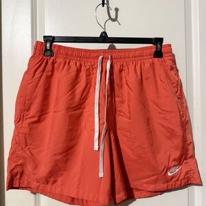 Nike Bright Orange Sports Shorts